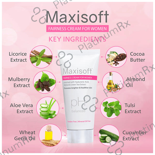 Maxisoft Fairness Cream for Women (50gm Each) 2 Tubes