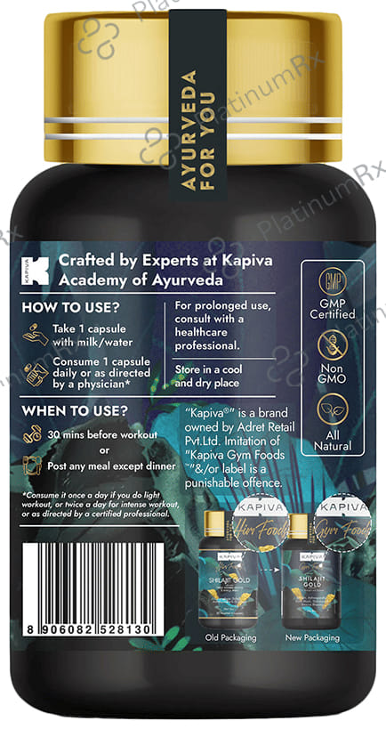 Kapiva Him Foods Shilajit Gold Capsule 30