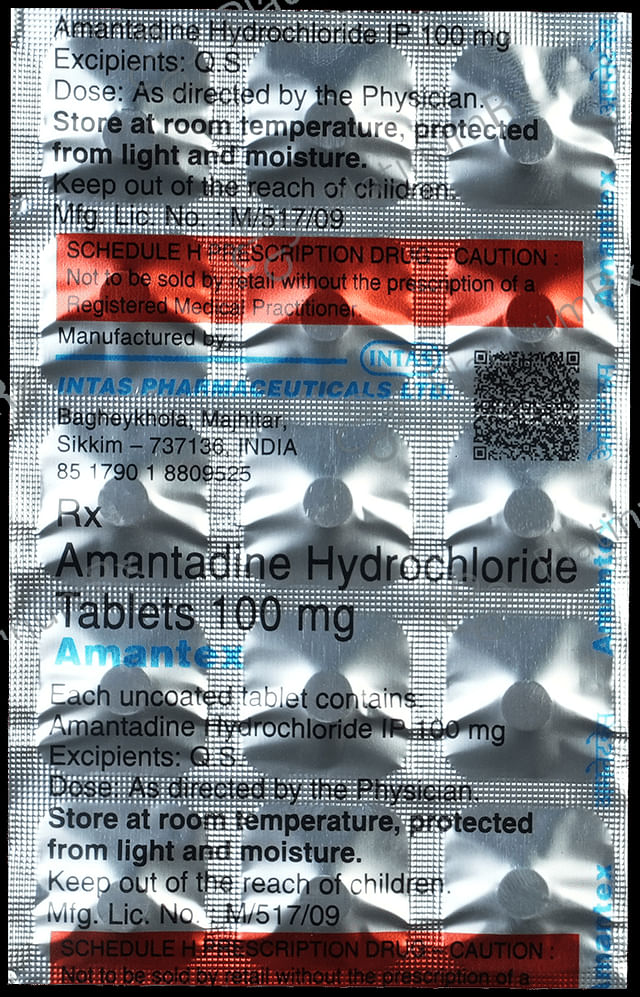 Amantex 100mg Tablet 15s