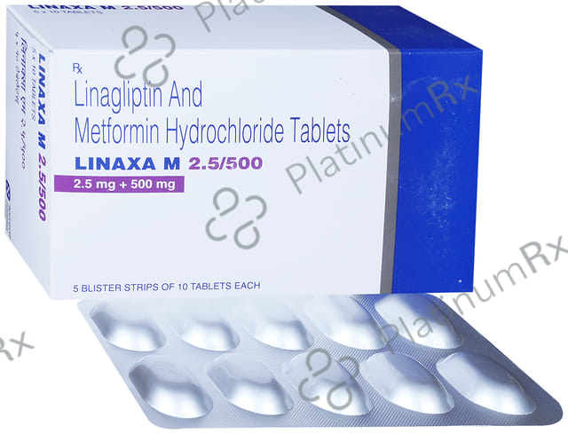 Linaxa M 2.5/500mg Tablet 10s