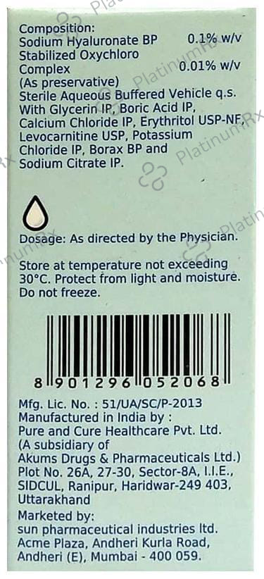 Soha 0.1% Eye Drop 5ml