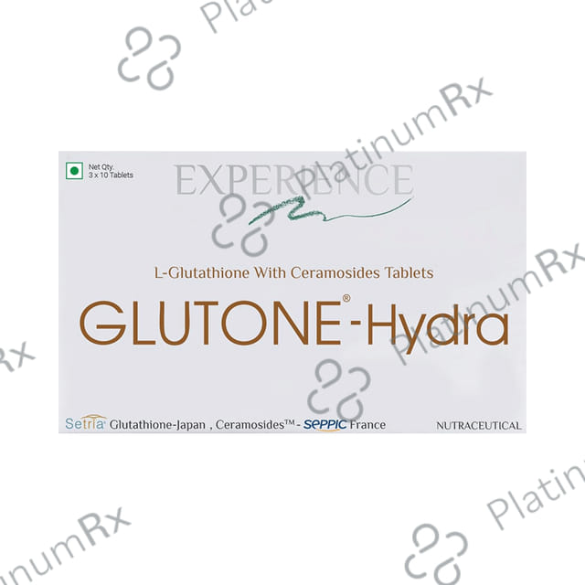 Glutone 600mg Hydra Tablet 30s