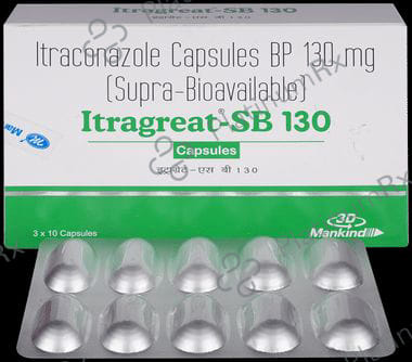 Itragreat SB 130mg Capsule