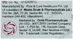Oritel AMH 5/12.5/40mg Tablet 10s
