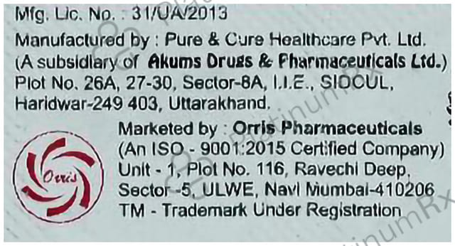 Oritel AMH 5/12.5/40mg Tablet 10s