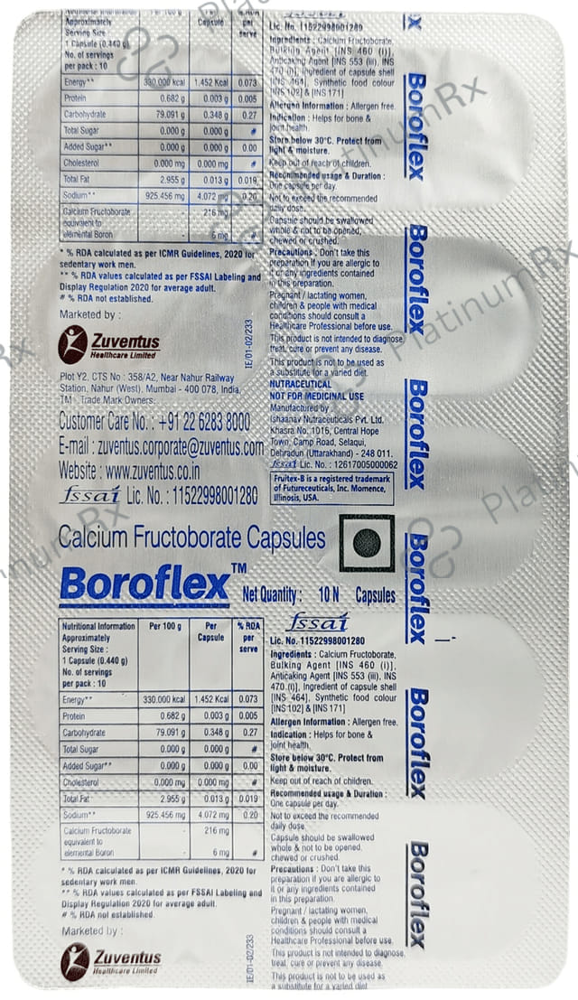 Boroflex Capsule 10s