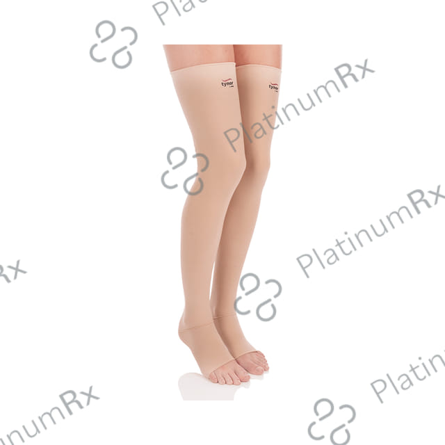 Tynor I 70 Medical Compression Stocking Mid Thigh Large 1s