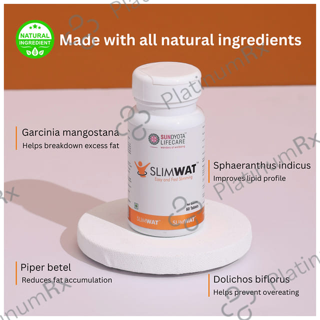 Sundyota Lifecare Slimwat Tablet for Weight Loss with Garcinia