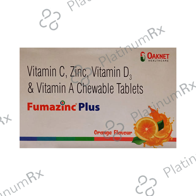 Fumazinc Plus Chewable Tablet Orange