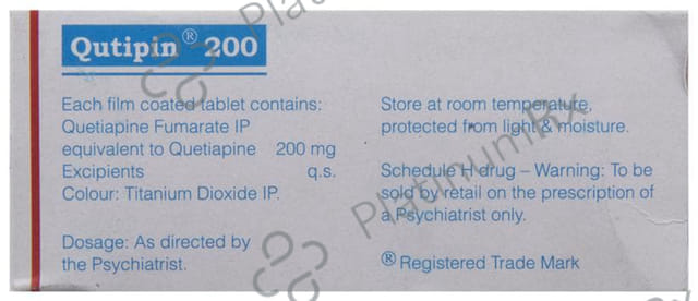 Qutipin 200mg Tablet 10s