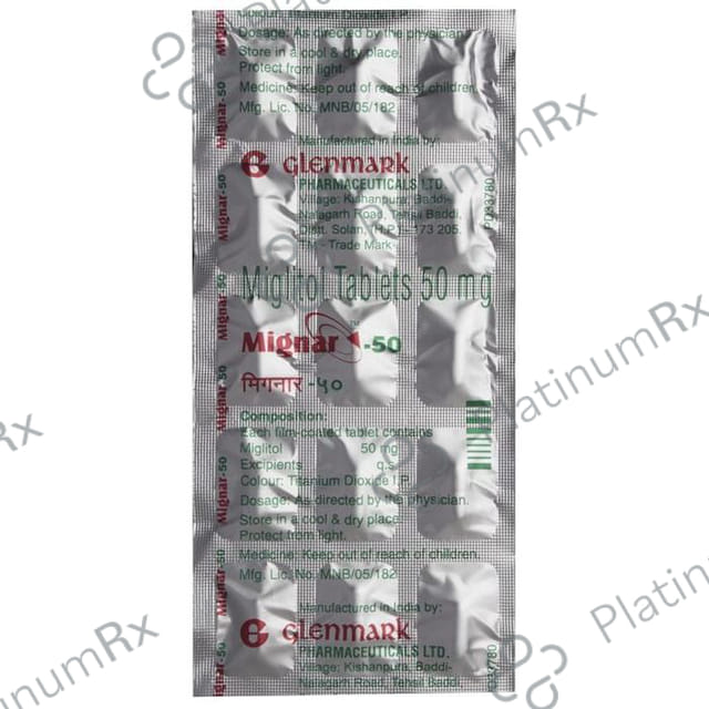 Mignar 50mg Tablet 15s