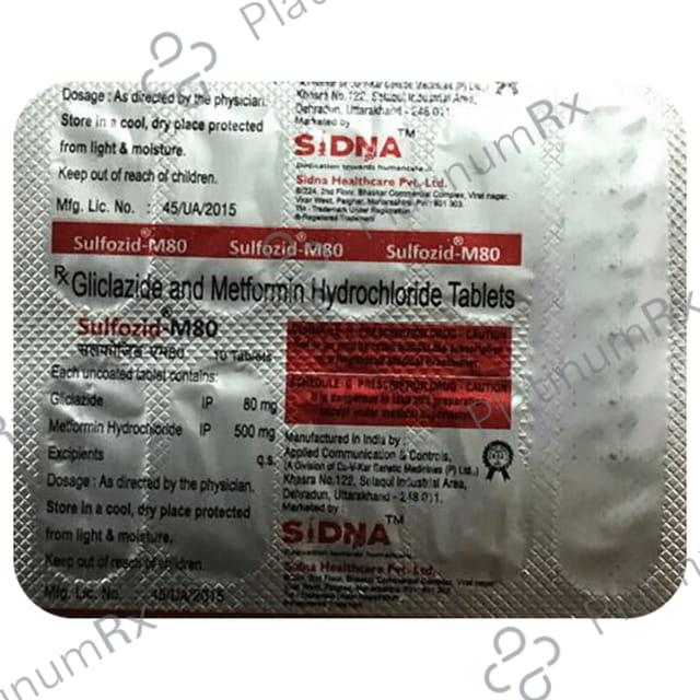 Sulfozid-M 80 Tablet 10 Tablet
