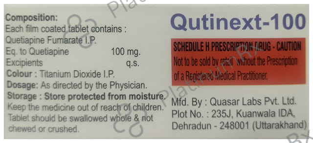 Qutinext 100 Tablet