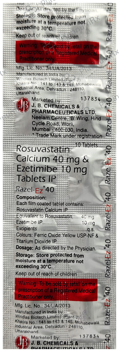 Razel EZ 10/40mg Tablet 10s