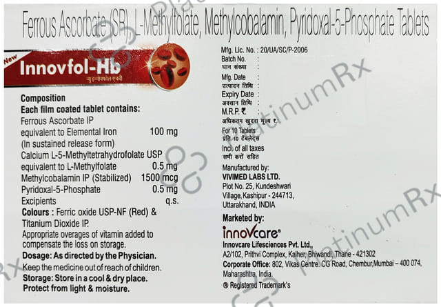 Innovfol HB Tablet 10s