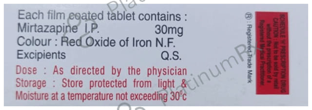 Mirzest 30mg Tablet