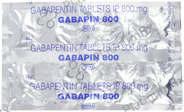 Gabapin 800mg Tablet 10s