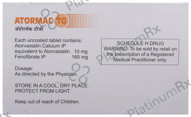 Atormac TG 10/160mg Tablet 10s