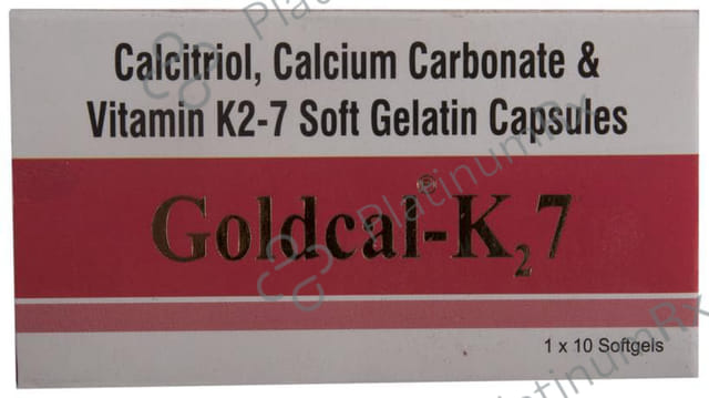 Goldcal K2 7 Soft Gelatin Capsule 10s