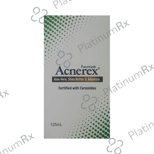 Acnerex with Aloe Vera, Shea Butter & Allantoin Face Wash 125ml