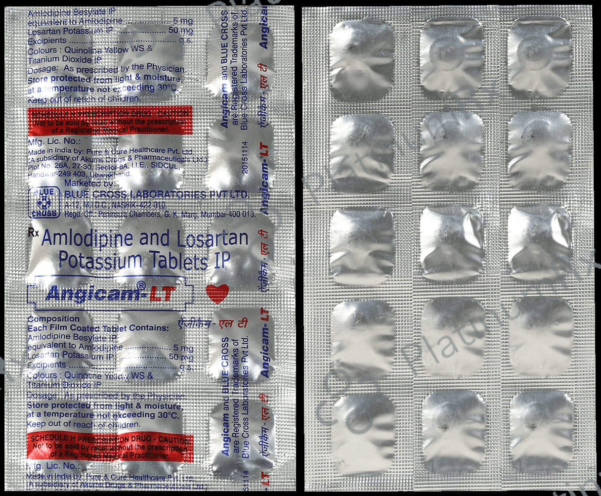 Angicam LT 5/50mg Tablet 15s