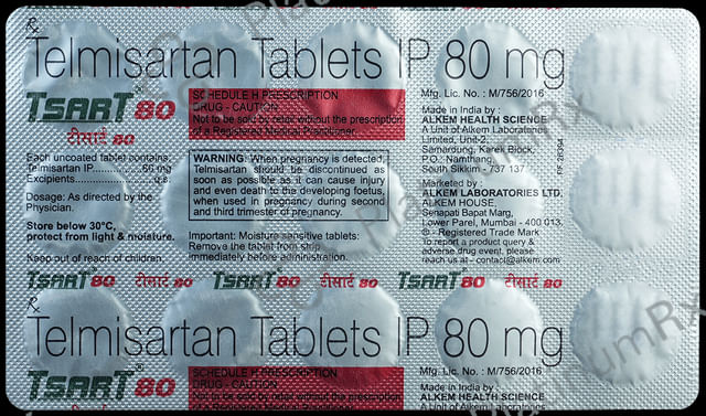 Tsart 80mg Tablet 15s