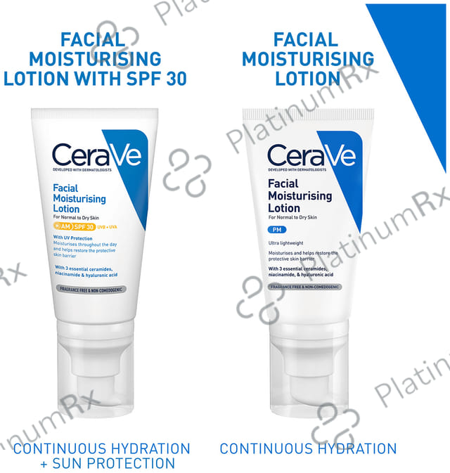 CeraVe AM Facial Moisturising SPF 30 Lotion 52ml