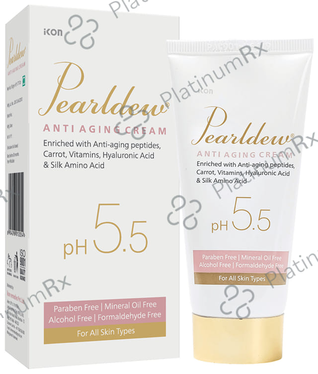 Pearldew Anti Aging Cream (50gm Each) 2 Tubes