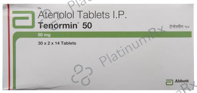 Tenormin 50mg Tablet 14s