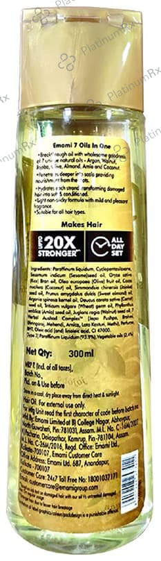 Emami 7 Oils in One Non Sticky Hair Oil 300 ml
