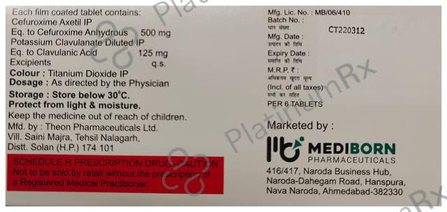 Cealin-CV 625 Tablet