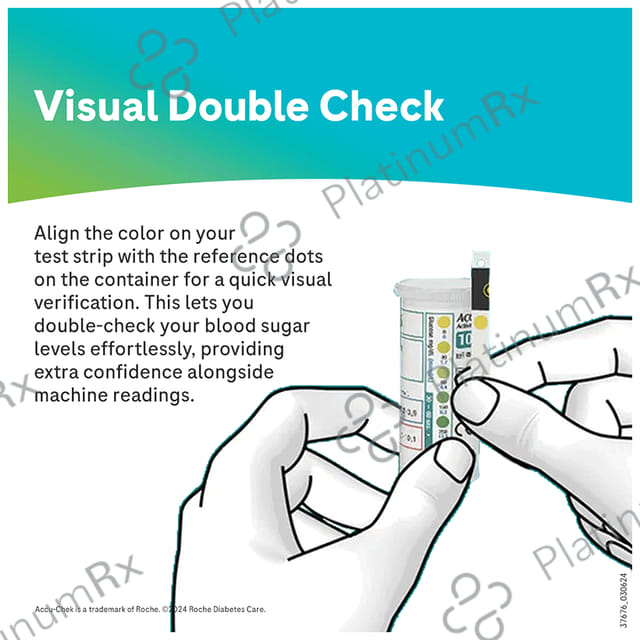 Accu Chek Active Test Strip (Only Strips) 100s