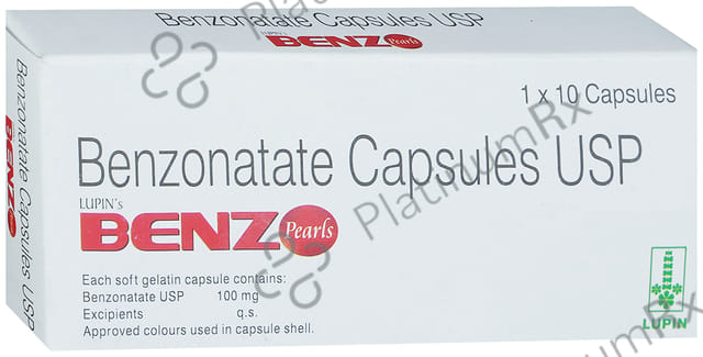 Lupins Benz Pearls 100mg Capsule 10s