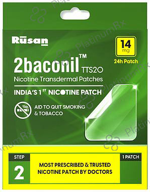 2baconil 14mg Nicotine Transdermal Patch Step 2 1 Transdermal Patch