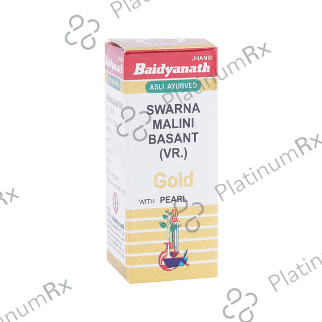 Baidyanath (Jhansi) Swarna Malini Basant (Vr.) Gold with Pearl