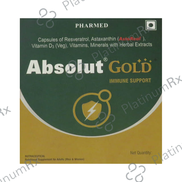 Absolut Gold Capsule 10s