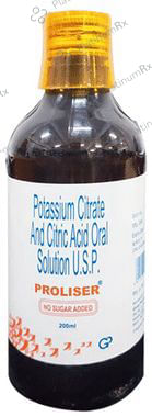 Proliser 1100/332mg Syrup Sugar Free 200ml