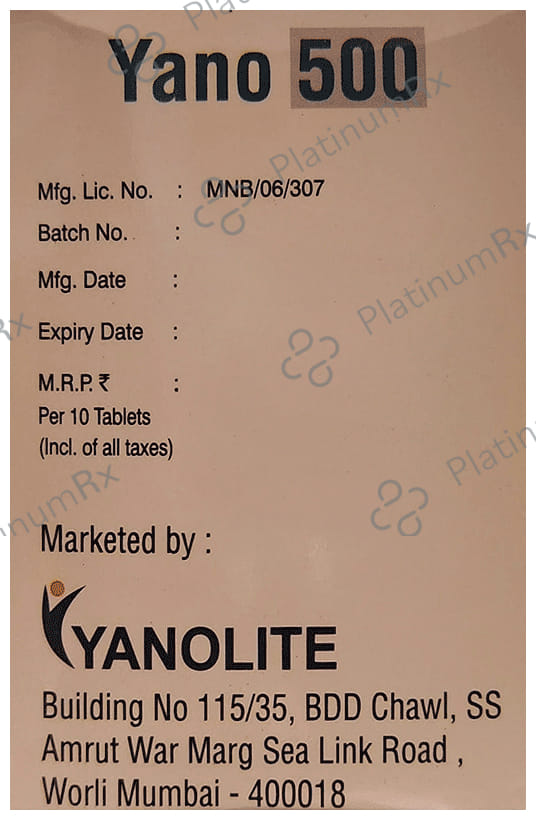 Yano 500 Tablet 10s