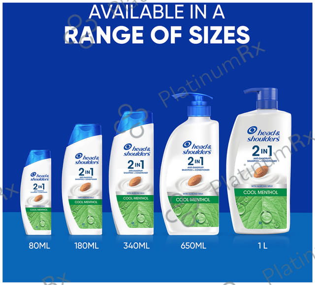 Head & Shoulders Cool Menthol 2 in 1 Anti-Dandruff Shampoo+Conditioner