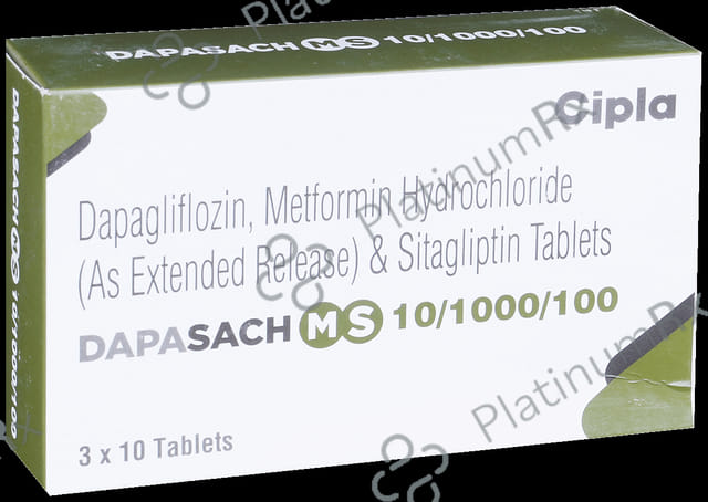 DapaSach MS 10/1000/100 Tablet ER