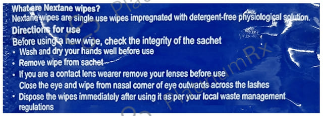 Nextane Eye Wipes