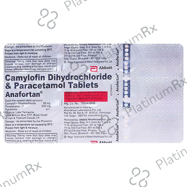Anafortan 25/300mg Tablet 15s