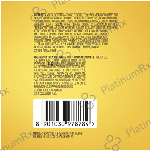 Lakme Sun Expert Ultramatte SPF 30 PA++ Lotion 100ml