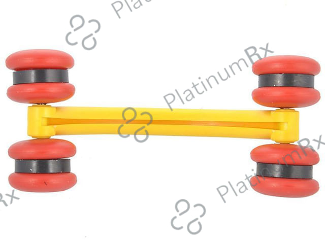 Wonder Care Curved Spine Roller with Four Magnet Soft Acupressure Therapy