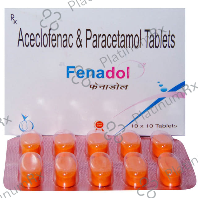 Fenadol 100mg/325mg Tablet