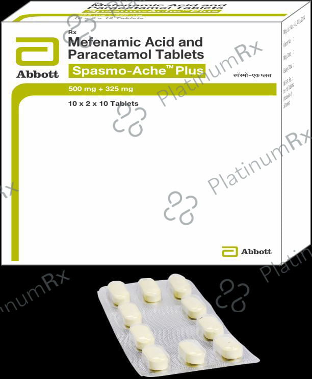 Spasmo Ache Plus 500/325mg Tablet 10s