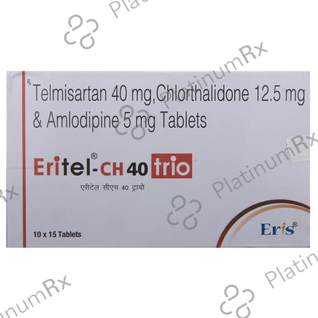 Eritel CH 40 Trio 5/12.5/40mg Tablet 15s