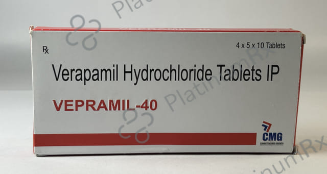 Vepramil 40mg Tablet 10s