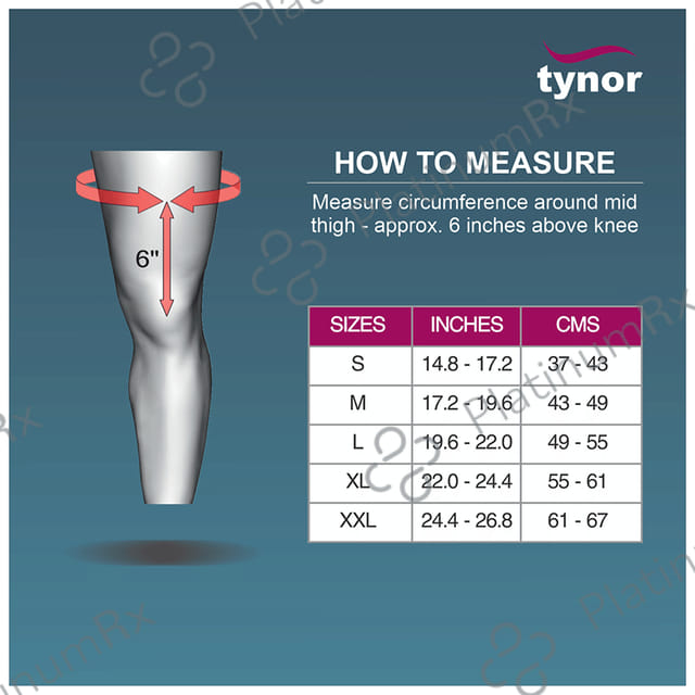 Tynor J 08 OA Knee Support (Neoprene) XXL Left 1s