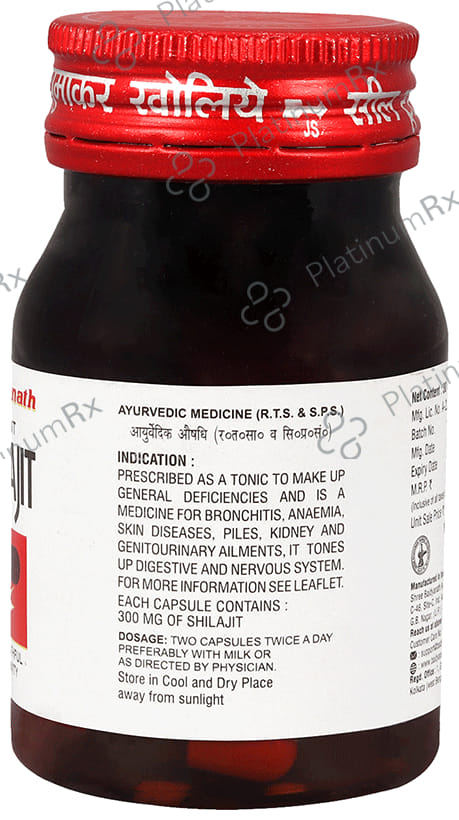 Baidyanath (Noida) Shodhit Shilajit Capsule